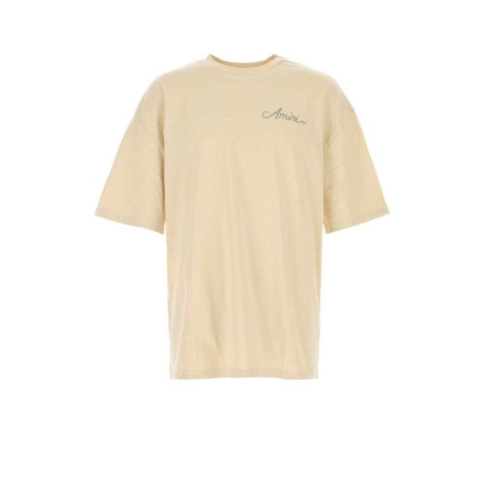 Amiri Men Sand Cotton Oversize T-Shirt